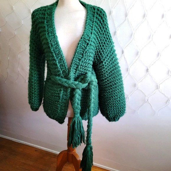 Smoke & Mirrors Sweater / Thick Knit / Size Small - Medium - Picture 2 of 6